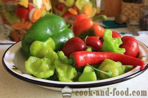 Assorted peppers - Hakbang sa pamamagitan ng hakbang recipe