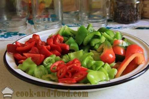 Assorted peppers - Hakbang sa pamamagitan ng hakbang recipe