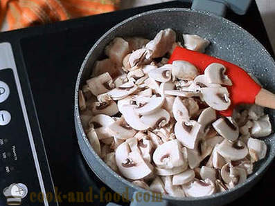 Bakwit simpleng recipe na may manok at mushroom