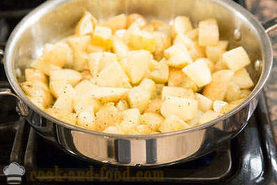 Recipe patatas na may sausage