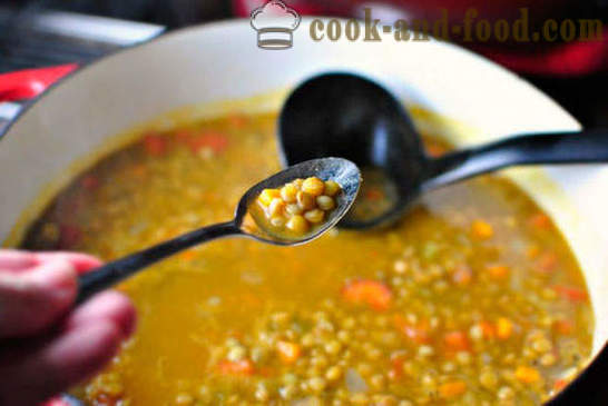 Warming lentil sopas na may gulay