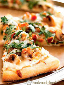 Ang pinakamahusay na mga recipe ng pizza na may mushroom