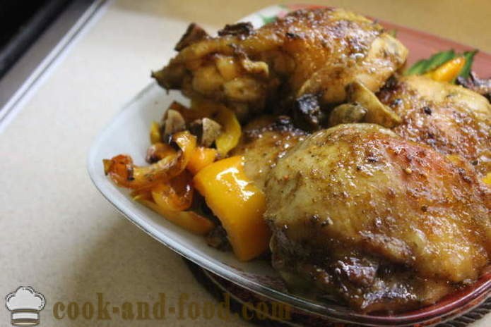 Chicken sa teriyaki sauce sa oven - kung paano magluto ang manok teriyaki, ang isang hakbang-hakbang recipe litrato