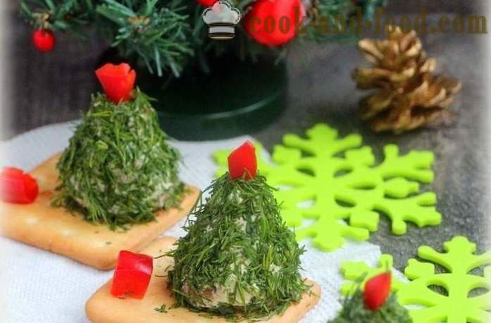 Cold appetizer Christmas bola - kung paano magluto at palamutihan meryenda Balls New Year