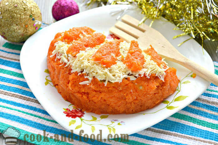Paano upang maghanda ng salad ng orange hiwa - isang hakbang-hakbang recipe litrato