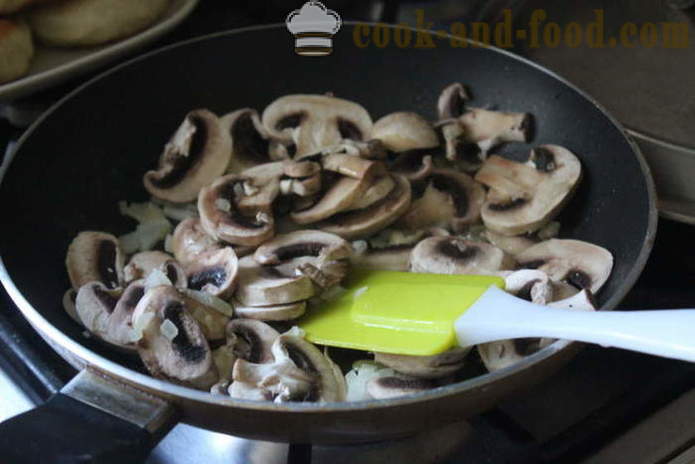 Mushroom sopas na may keso - kung paano magluto cheese soup na may mushroom kanang mabilis na masarap, na may isang hakbang-hakbang recipe litrato