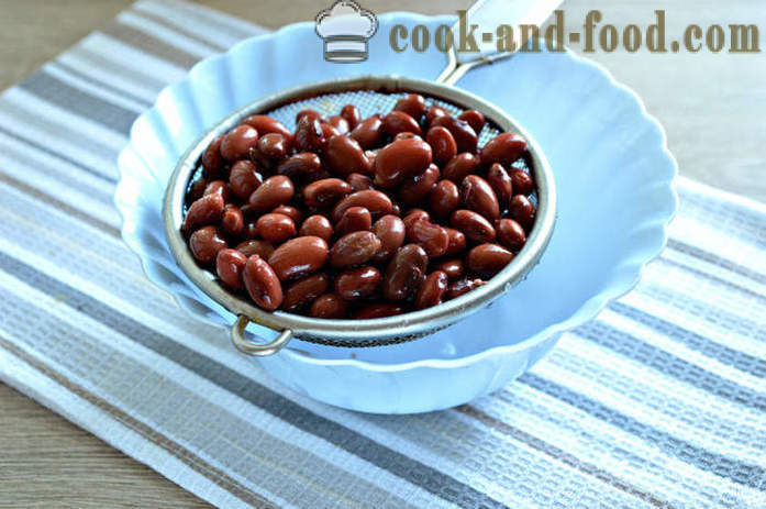 Bean na sopas na may bola-bola at patatas - kung paano magluto bean sopas na may pulang beans, isang hakbang-hakbang recipe litrato