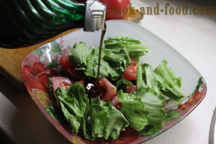 Masarap salad na may arugula at mga kamatis - kung paano upang maghanda ng salad ng arugula, ang isang hakbang-hakbang recipe litrato