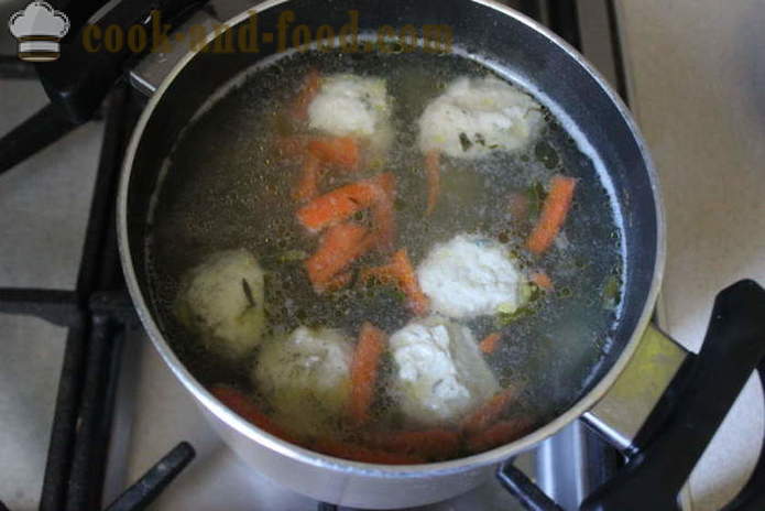 Spinach sopas na may cream at dumplings - kung paano magluto sopas na may spinach frozen, sunud-sunod na recipe litrato