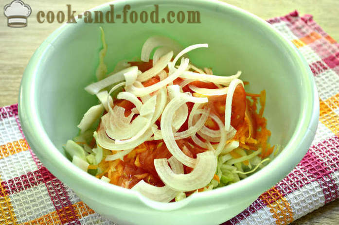 Sunud-sunod na recipe photo masarap na salad ng mga sariwang repolyo at karot - kung paano magluto ng masarap na salad ng mga batang repolyo at karot
