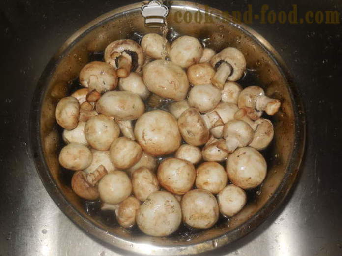 Mushroom mushroom inatsara sa toyo - kung paano upang magprito mushroom sa grill, isang hakbang-hakbang recipe litrato