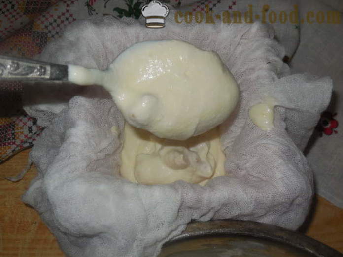 Curd Easter walang raw itlog - kung paano gumawa ng cottage cheese paskua na krudo, hakbang-hakbang recipe litrato