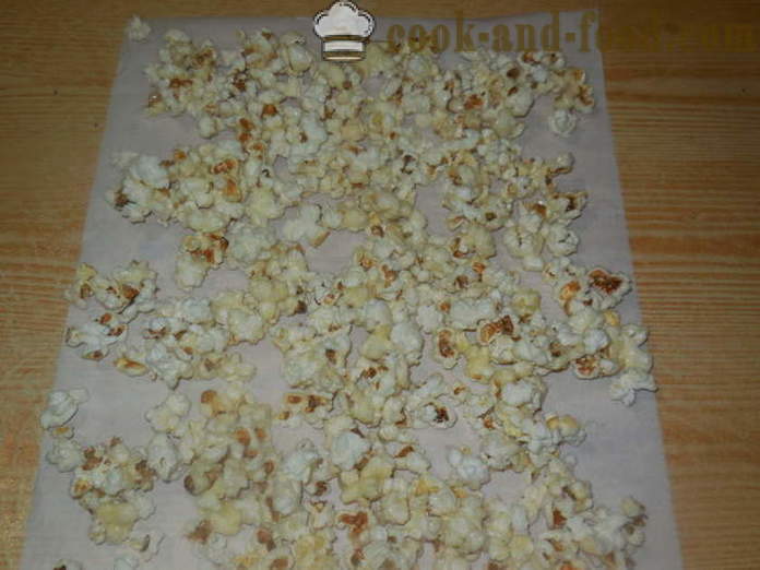 Maalat at matamis na popcorn sa isang pan - kung paano gumawa ng popcorn sa bahay nang maayos, hakbang-hakbang recipe litrato