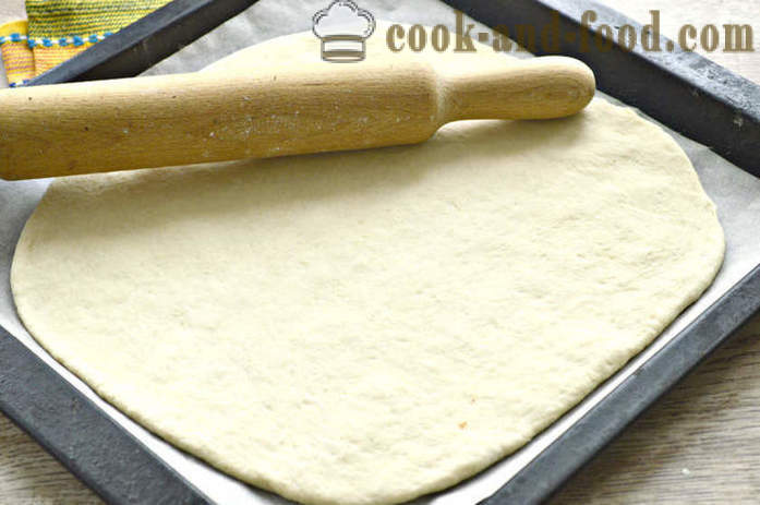 Lean lebadura cake na may repolyo - kung paano maghurno isang meatless repolyo pie sa oven, na may isang hakbang-hakbang recipe litrato