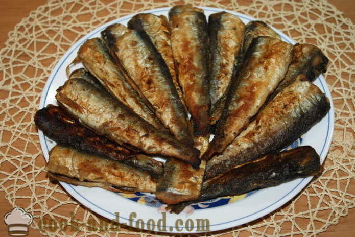 Herring pinirito sa harina - kung paano magluto pritong herring sa isang pan Pagprito, ang isang hakbang-hakbang recipe litrato