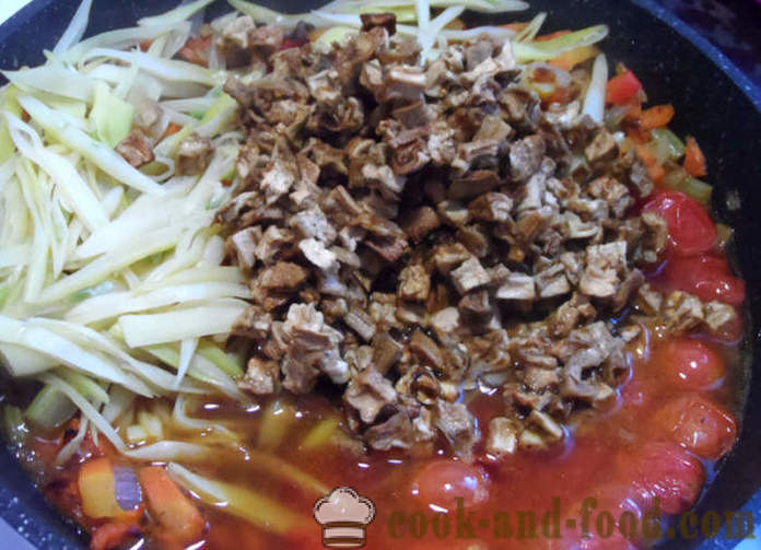 Makapal sopas Chili salungat carne - kung paano magluto ng klasikong chili con carne, hakbang-hakbang recipe litrato