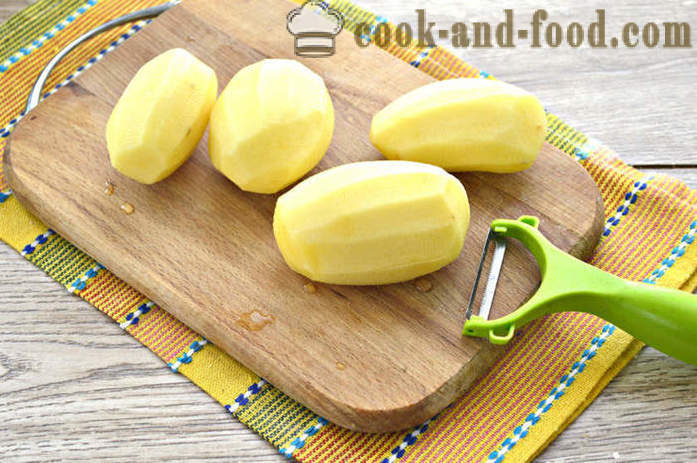 Patatas na may mayonesa sa oven - tulad ng lutong patatas sa oven na may mayonesa, isang hakbang-hakbang recipe litrato