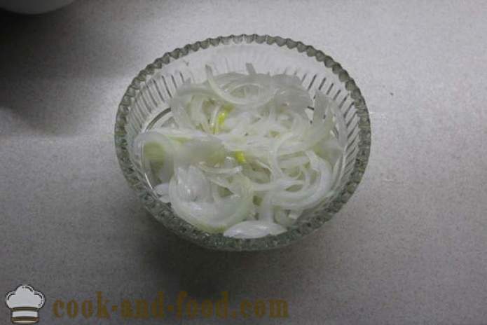 Layered salad na may mushroom, dibdib at pinya - kung paano gumawa ng pinya salad na may manok, isang hakbang-hakbang recipe litrato