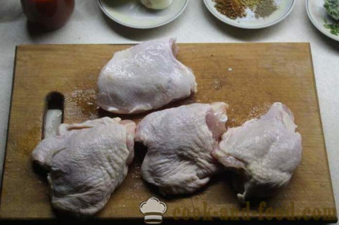 Chakhokhbili Chicken in Georgian - kung paano magluto chakhokhbili sa bahay, sunud-sunod na photo-recipe