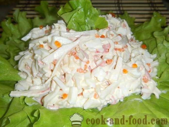 Masarap salad New Year 2018 - mga bagong item. Paano upang palamutihan ng isang salad sa taon ng aso