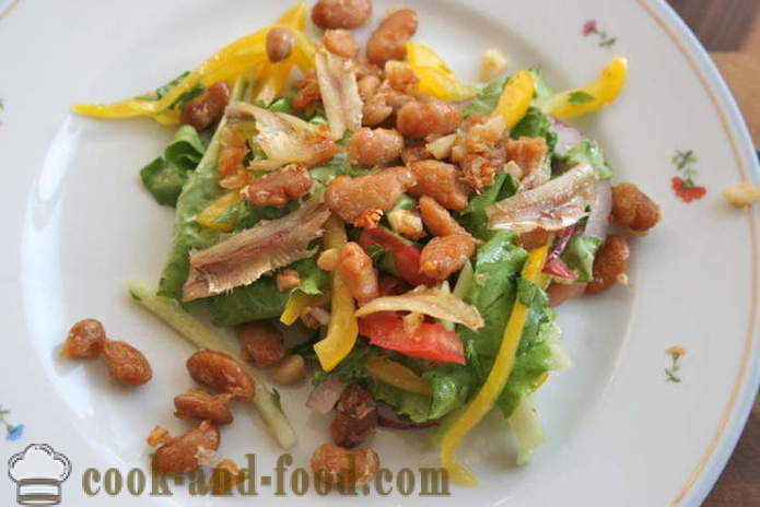Pranses salad Nicoise classic - na may tuna at beans, kung paano upang maghanda ng isang salad na may tuna, hakbang-hakbang recipe litrato