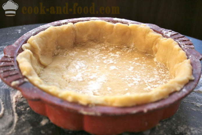 Outdoor test pie may currants - kung paano gumawa ng sand cake ng tinadtad na pagsubok, hakbang-hakbang recipe litrato