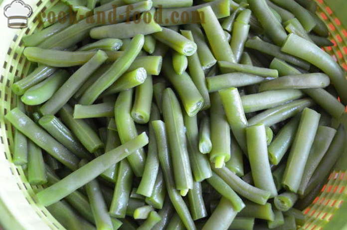 Masarap green beans - kung paano magluto green beans, isang hakbang-hakbang recipe litrato