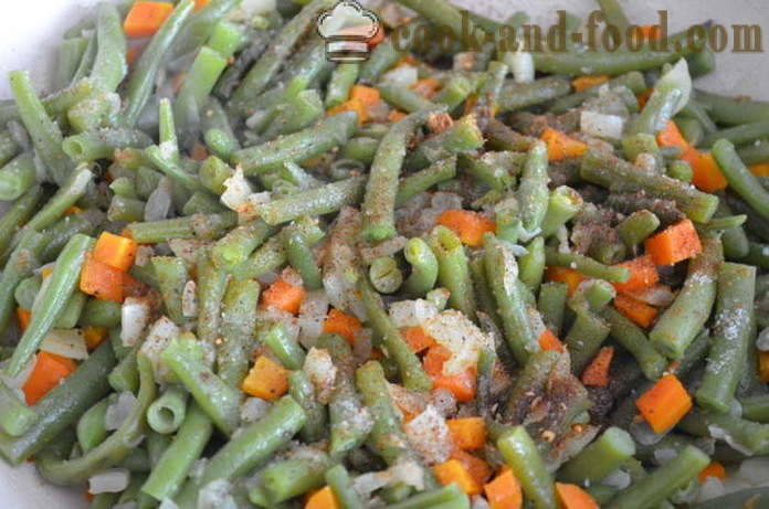 Masarap green beans - kung paano magluto green beans, isang hakbang-hakbang recipe litrato