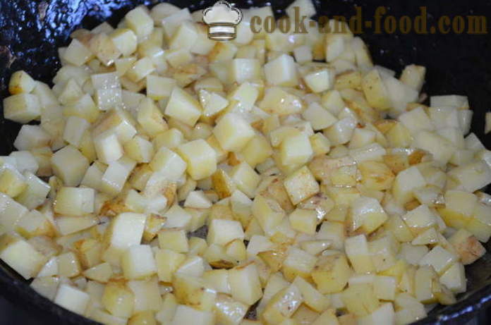 Gulay nilagang karne na may patatas at courgettes - kung paano magluto nilagang gulay na may patatas, pipino, talong at kuliplor, isang hakbang-hakbang recipe litrato