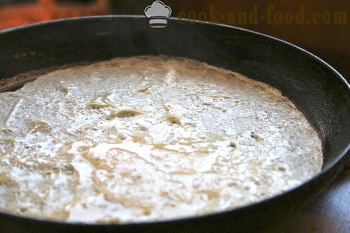 Omletnye pancake - kung paano gumawa ng isang Japanese torta, ang isang hakbang-hakbang recipe litrato
