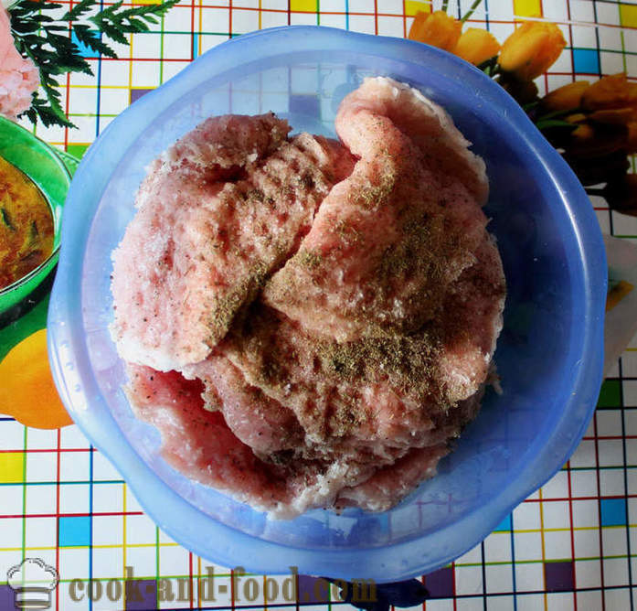 Pork chops na may cheese batter - kung paano magluto ng baboy chops sa isang kawali, isang hakbang-hakbang recipe litrato