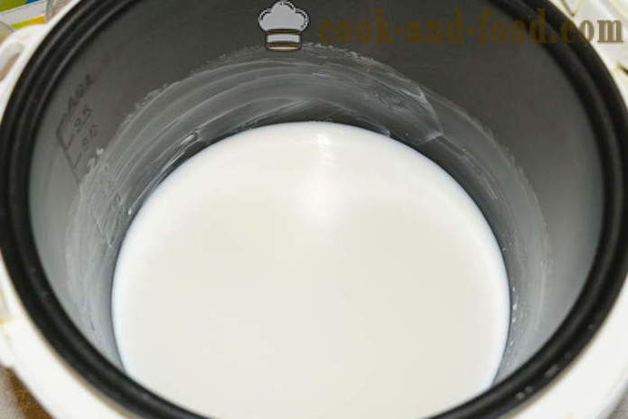 Masarap rice porridge na may gatas sa multivarka - paano gumawa ng serbesa rice gatas porridge, ang isang hakbang-hakbang recipe litrato