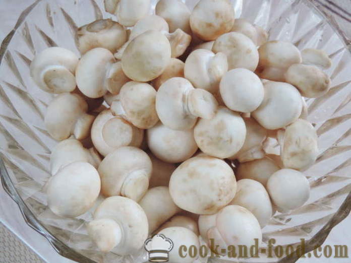 Pickle mushroom mabilis - kung paano magluto inatsara mushroom sa bahay, hakbang-hakbang recipe litrato