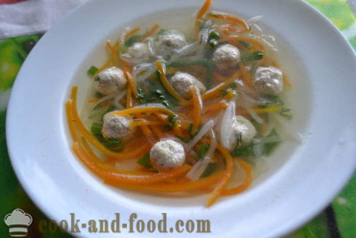 Korean na sopas na may noodles at meatballs - kung paano magluto Korean sopas recipe na may mga larawan poshagovіy