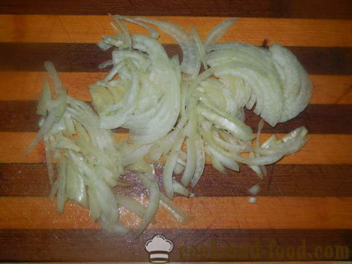 Vegetarian Bihis Herring na may nori - kung paano magluto herring sa ilalim ng isang fur magpahid ng seaweed nori, isang hakbang-hakbang recipe litrato