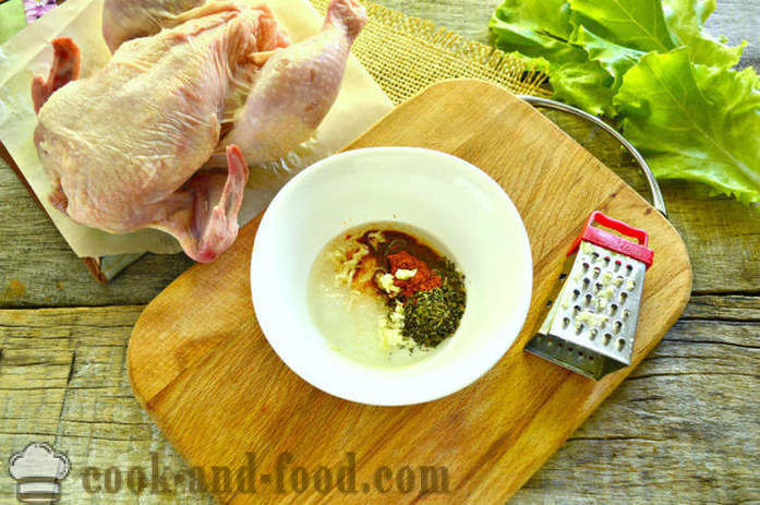 Chicken lutong sa manggas ganap na - kung paano maghurno manok sa oven, na may isang hakbang-hakbang recipe litrato