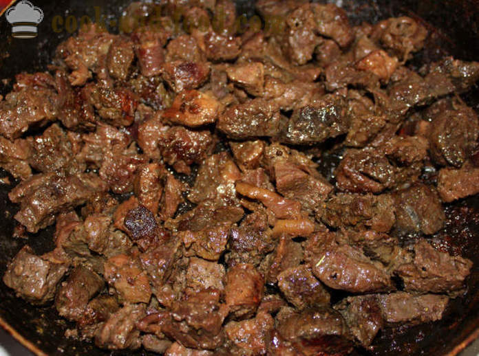 Pork baga nilaga na may mga herbs - kung paano magluto ng baboy baga nang maayos, hakbang-hakbang recipe litrato