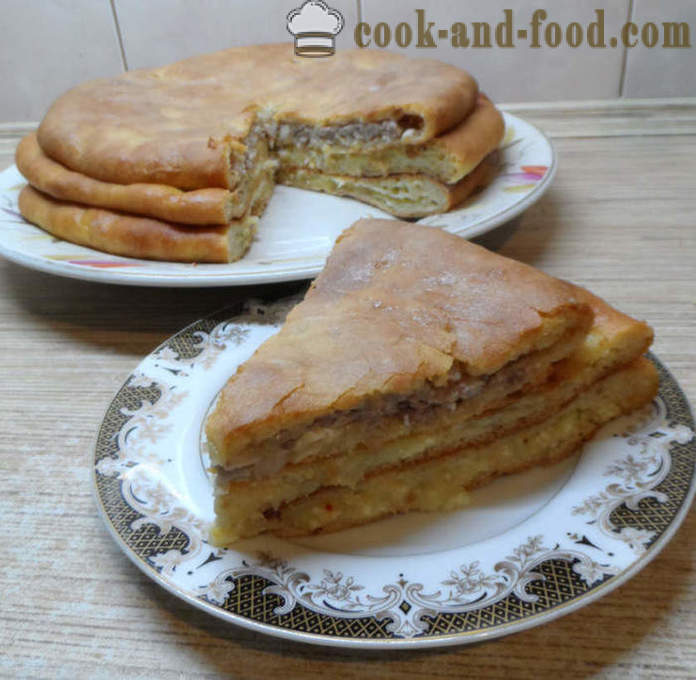 Masarap Osit cake na may iba't ibang fillings - kung paano magluto Osit cake sa bahay, hakbang-hakbang recipe litrato