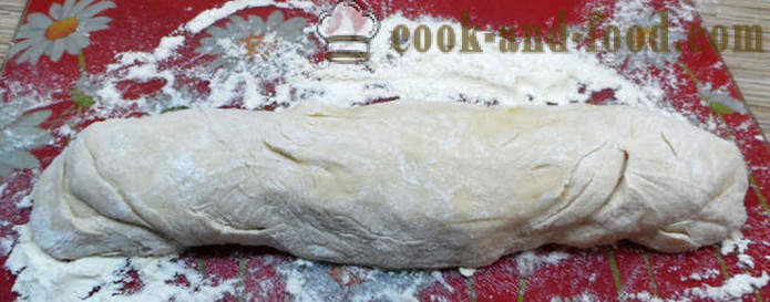 Khachapuri sa Imereti keso - kung paano gumawa ng tortillas na may keso sa isang kawali, isang hakbang-hakbang recipe litrato