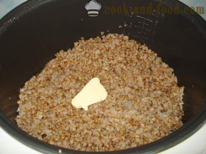 Masarap buckwheat multivarka - kung paano magluto buckwheat multivarka sa tubig, na may isang hakbang-hakbang recipe litrato