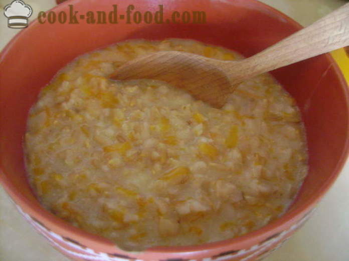 Oatmeal porridge ng buong haspe sa gatas - kung paano magluto ng masarap na oatmeal beans sa gatas, na may isang hakbang-hakbang recipe litrato