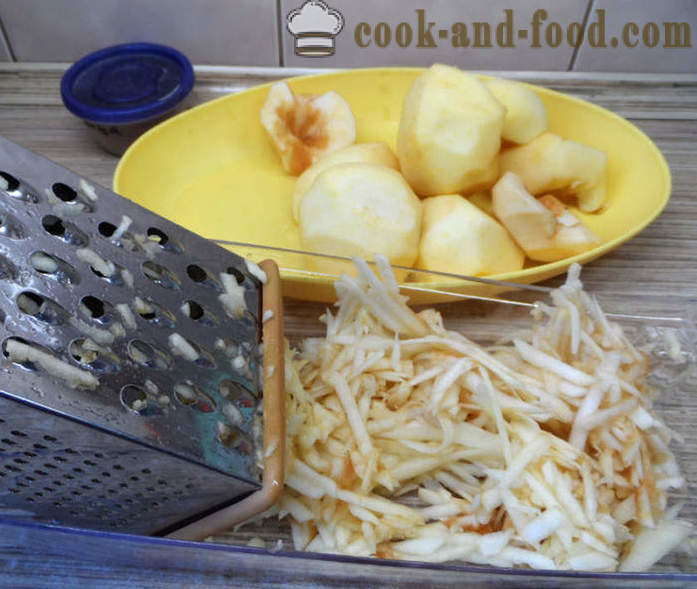 Pinakamadaling apple pie - kung paano gumawa ng apple pie sa oven, na may isang hakbang-hakbang recipe litrato
