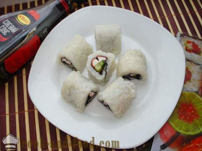 Paano upang magluto rice Rolls out sa bahay, hakbang-hakbang recipe litrato
