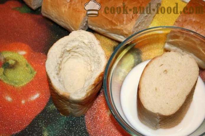 Recipe baguette pinalamanan sa oven - kung paano magluto ng pudding isda sa oven sa isang baguette, isang hakbang-hakbang recipe litrato