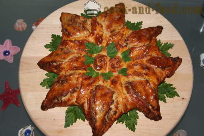 Fish pie na may kuwarta sa oven - kung paano magluto ng isda pie, isang hakbang-hakbang recipe litrato