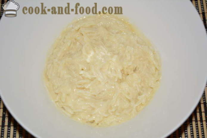 Quick fritters noodles dibdib - kung paano magluto pancake noodles, sunud-sunod na recipe litrato