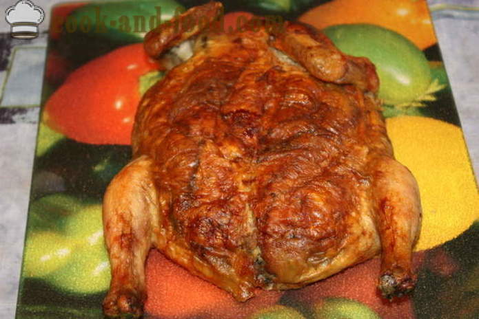 Chicken pinalamanan pancake sa oven - kung paano magluto ng manok pinalamanan pancake na walang buto, ang isang hakbang-hakbang recipe litrato