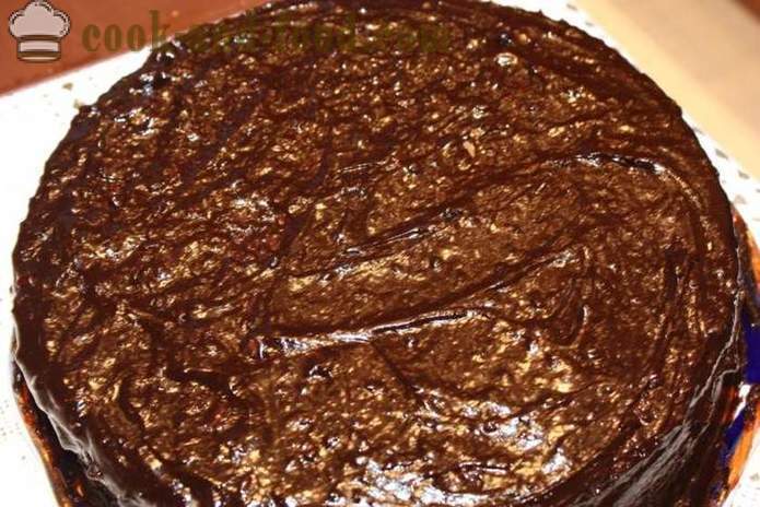 Christmas cake choux dough Herringbone - kung paano gumawa ng New Year cake na gawa sa choux pastelerya, isang hakbang-hakbang recipe litrato