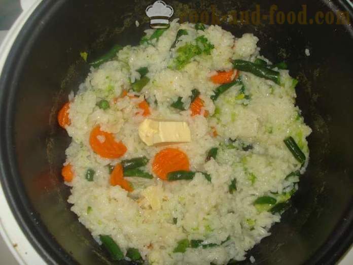 Rice na may gulay sa multivarka - kung paano magluto kanin na may gulay sa multivarka, sunud-sunod na recipe litrato