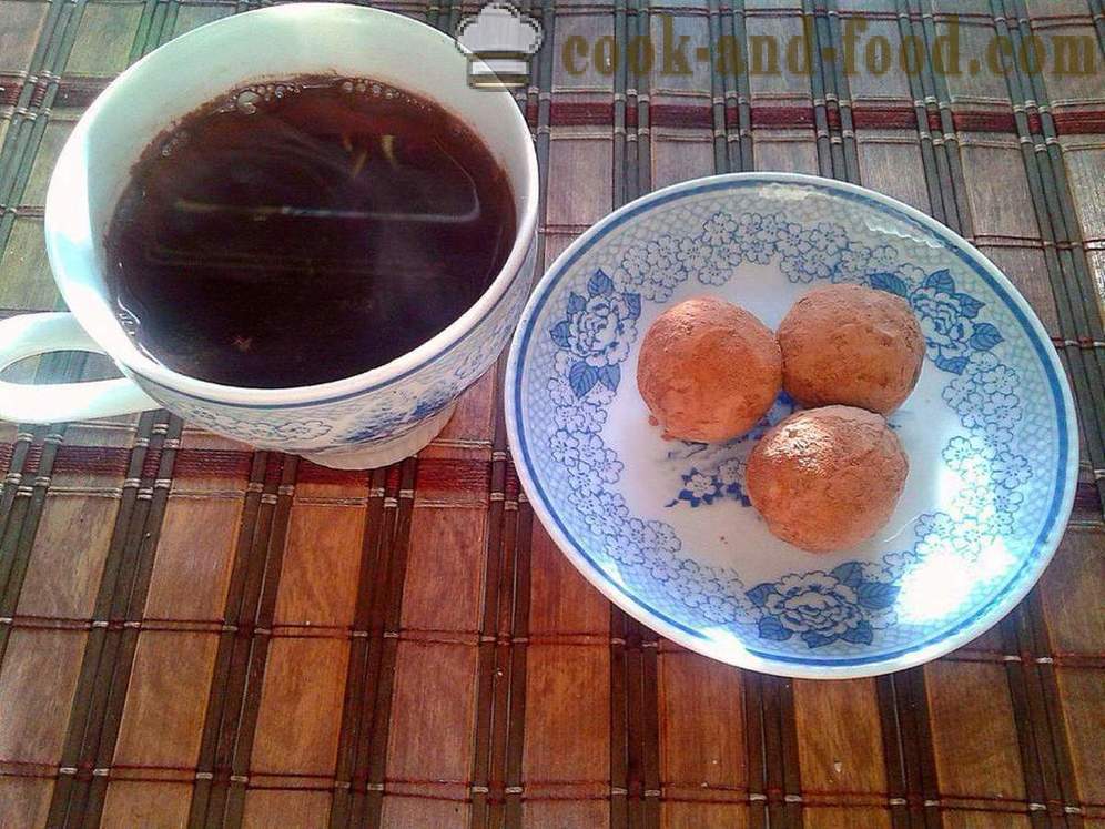 Keso bola na cookies - kung paano magluto ng dessert ng keso na walang baking, sunud-sunod na recipe litrato